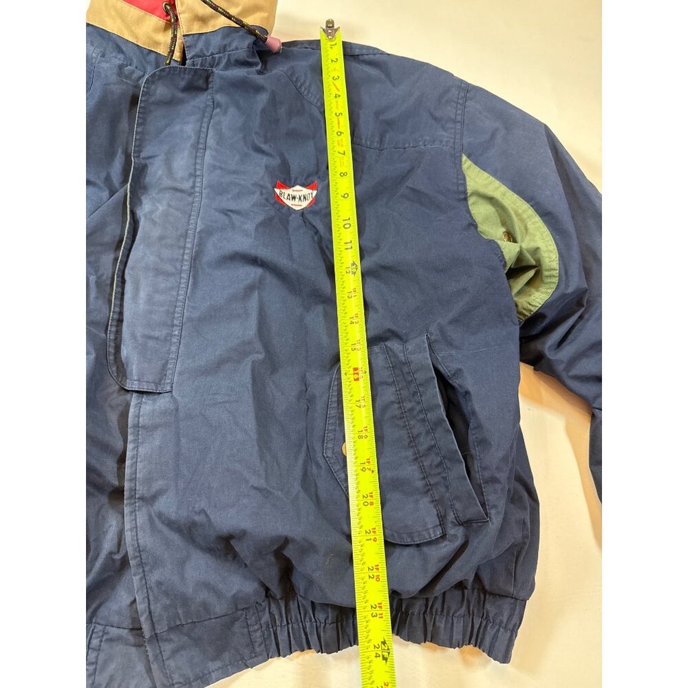 WinnerMate Sportswear Blue Colorblock Jacket Sz XXL 90s Style Outerwear (BB308) - Picture 6 of 11